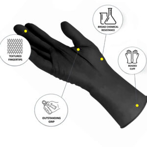 NITRILE BLAX - Nitrile Black disposable glove
